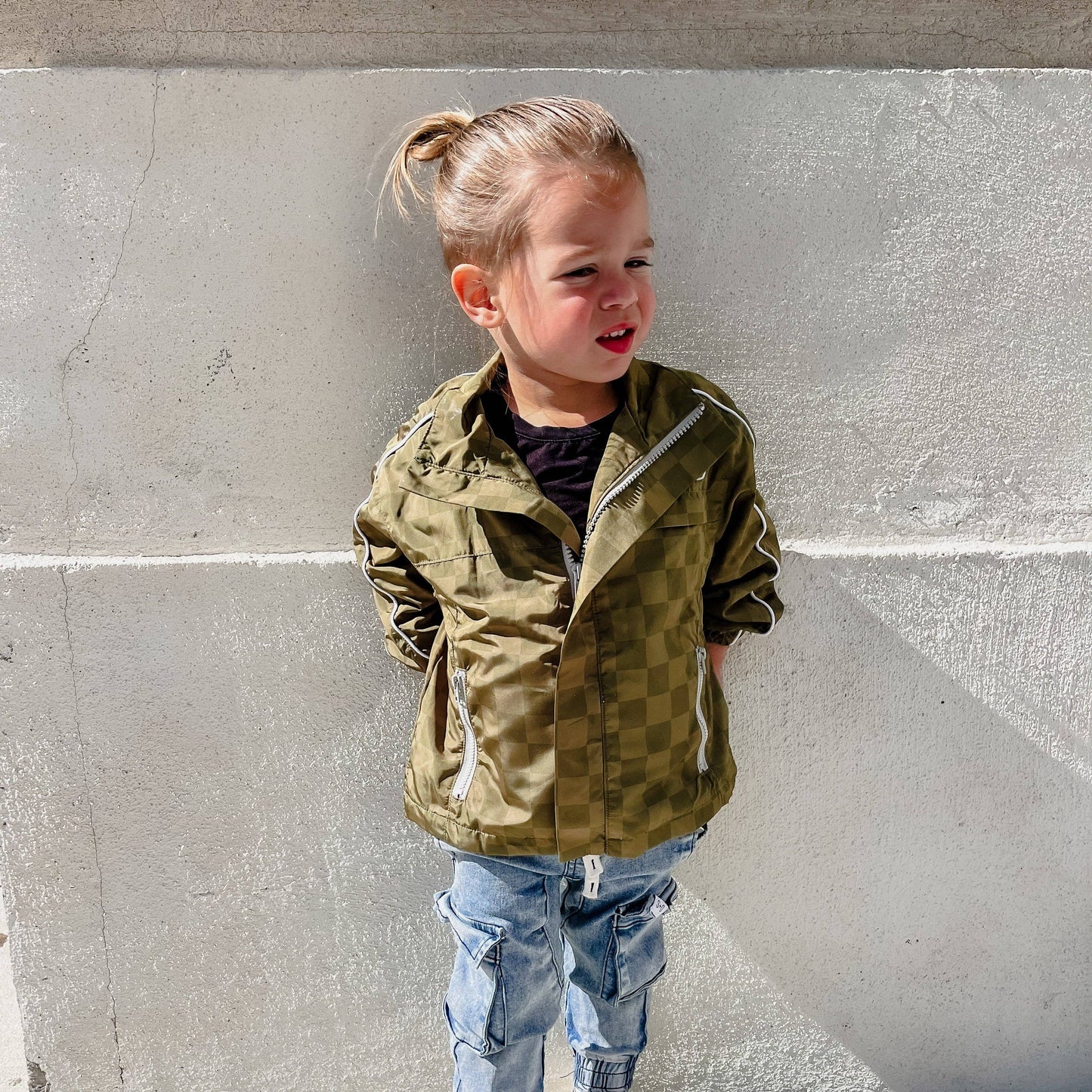 Little Rad Things - THE STORM RIDER WATERPROOF JACKET - ARMY GREEN