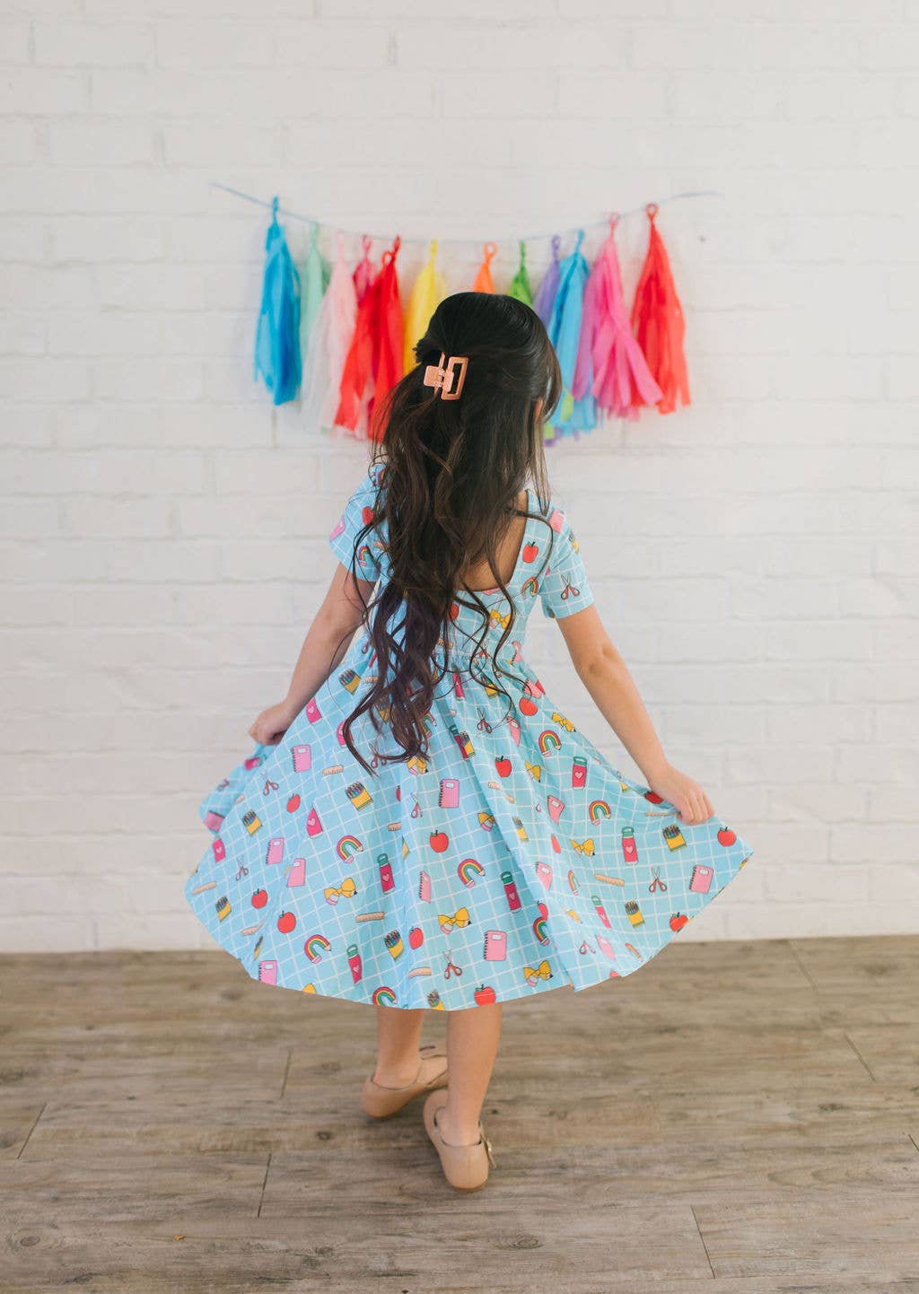 Ollie Jay - Classic Twirl in Back To School | Girls Dress