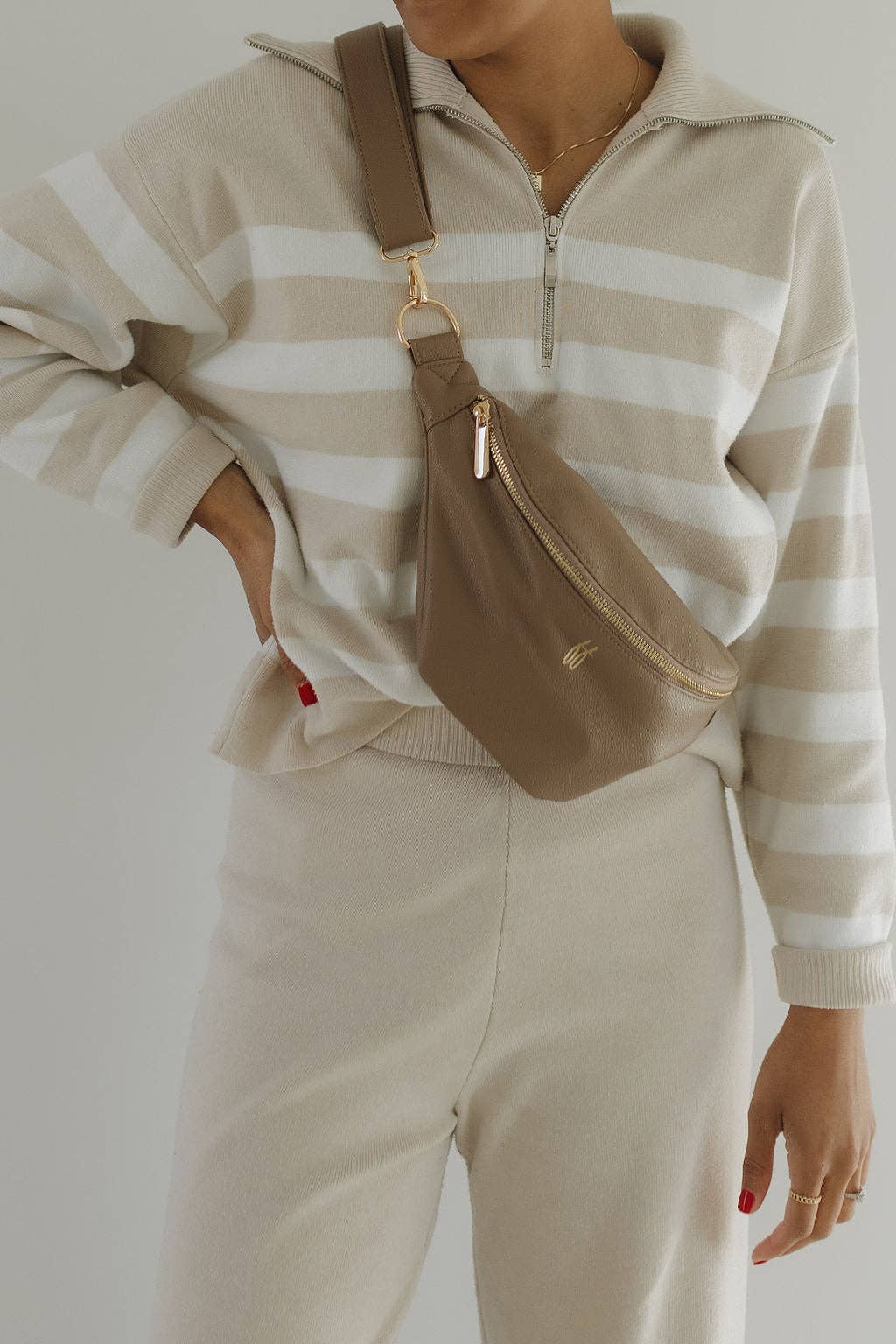 Forever French Baby - Ff Belt Bag | Taupe