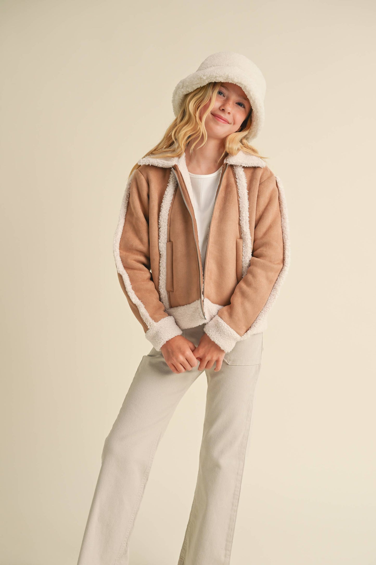 heart and arrow - TWEEN KIDS GIRLS MUSTANG JACKET