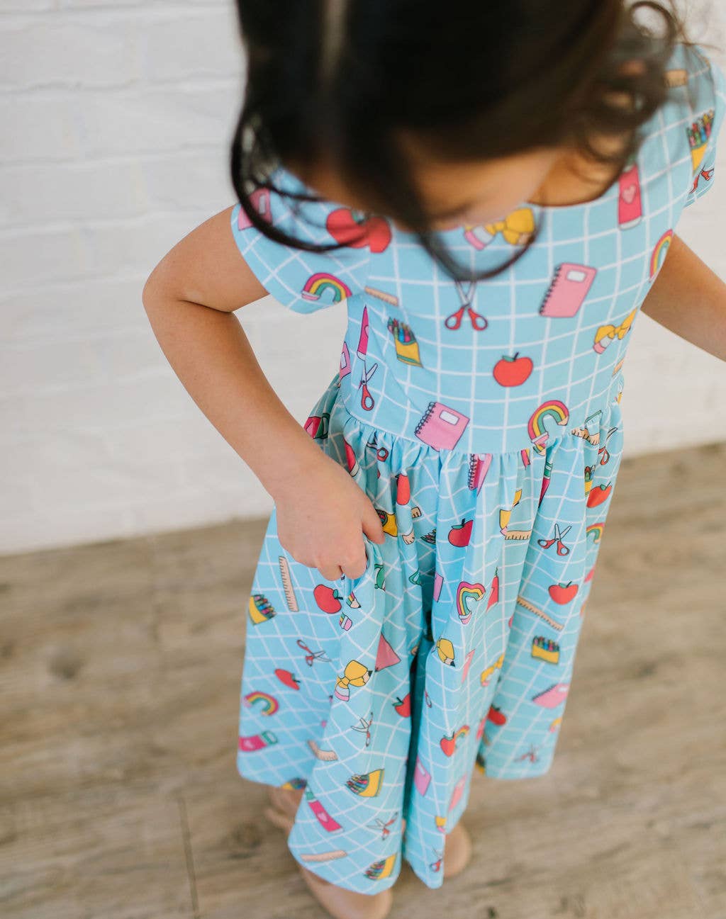 Ollie Jay - Classic Twirl in Back To School | Girls Dress