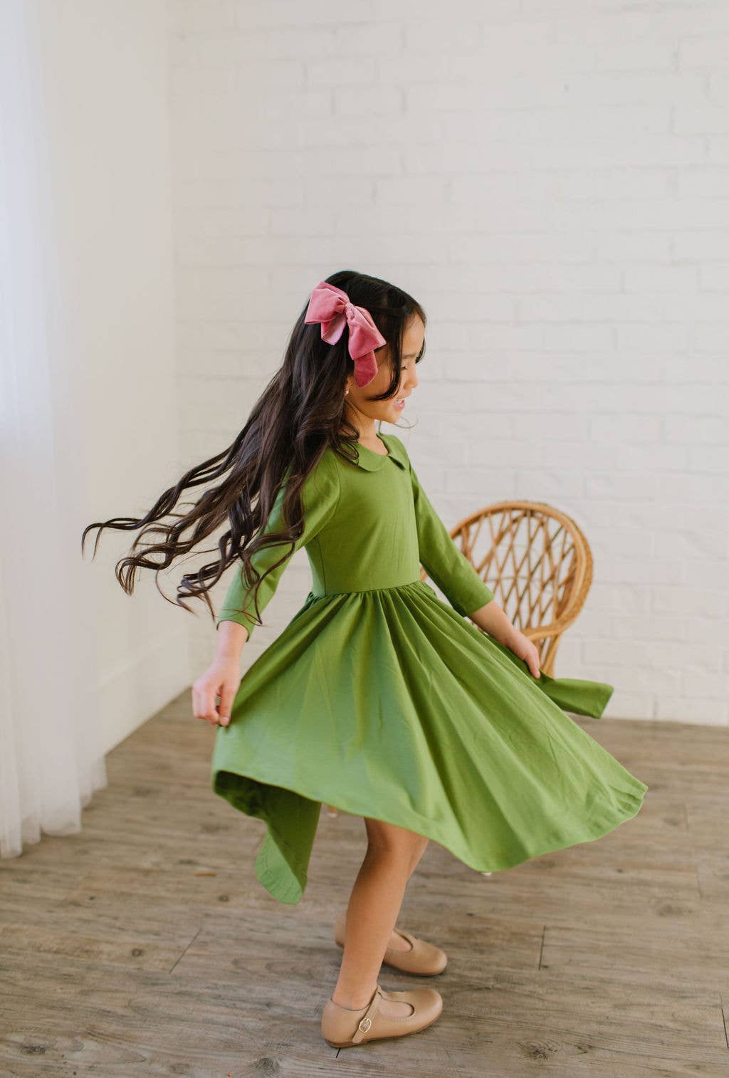 Ollie Jay - Rubina Dress in Moss Green