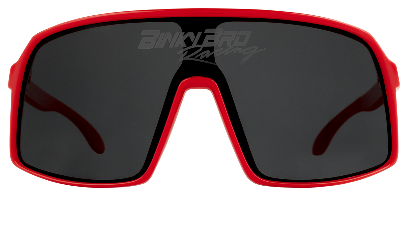 BinkyBro - Monteverde Racing (Crimson) Sunglasses: Red / Monteverde