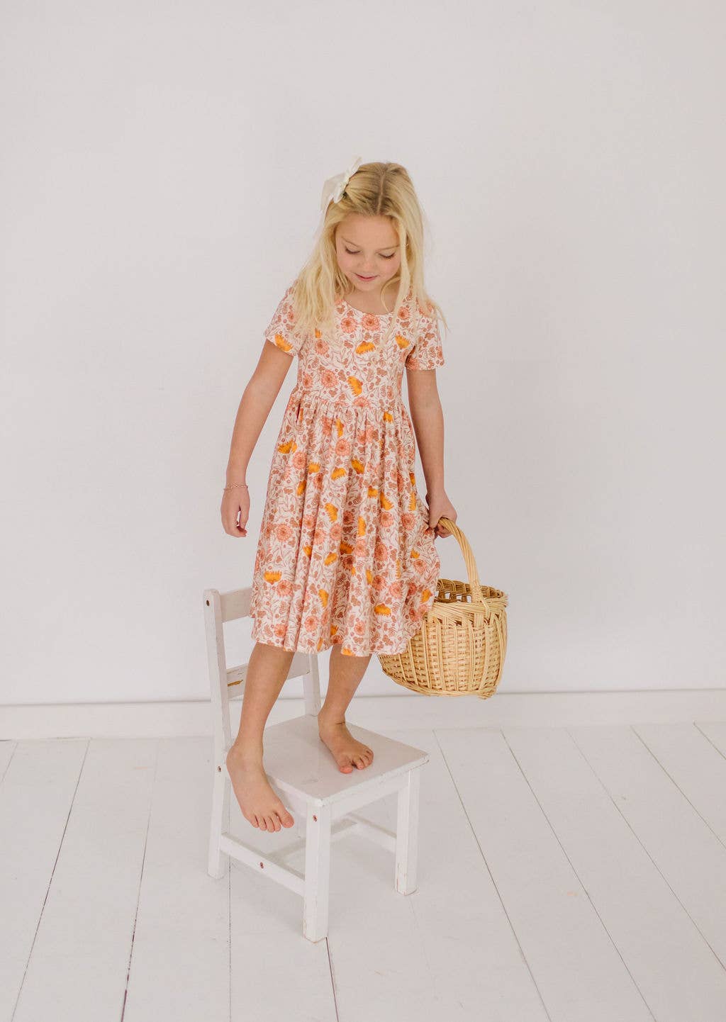 Ollie Jay - Classic Twirl in Boho Floral Dress
