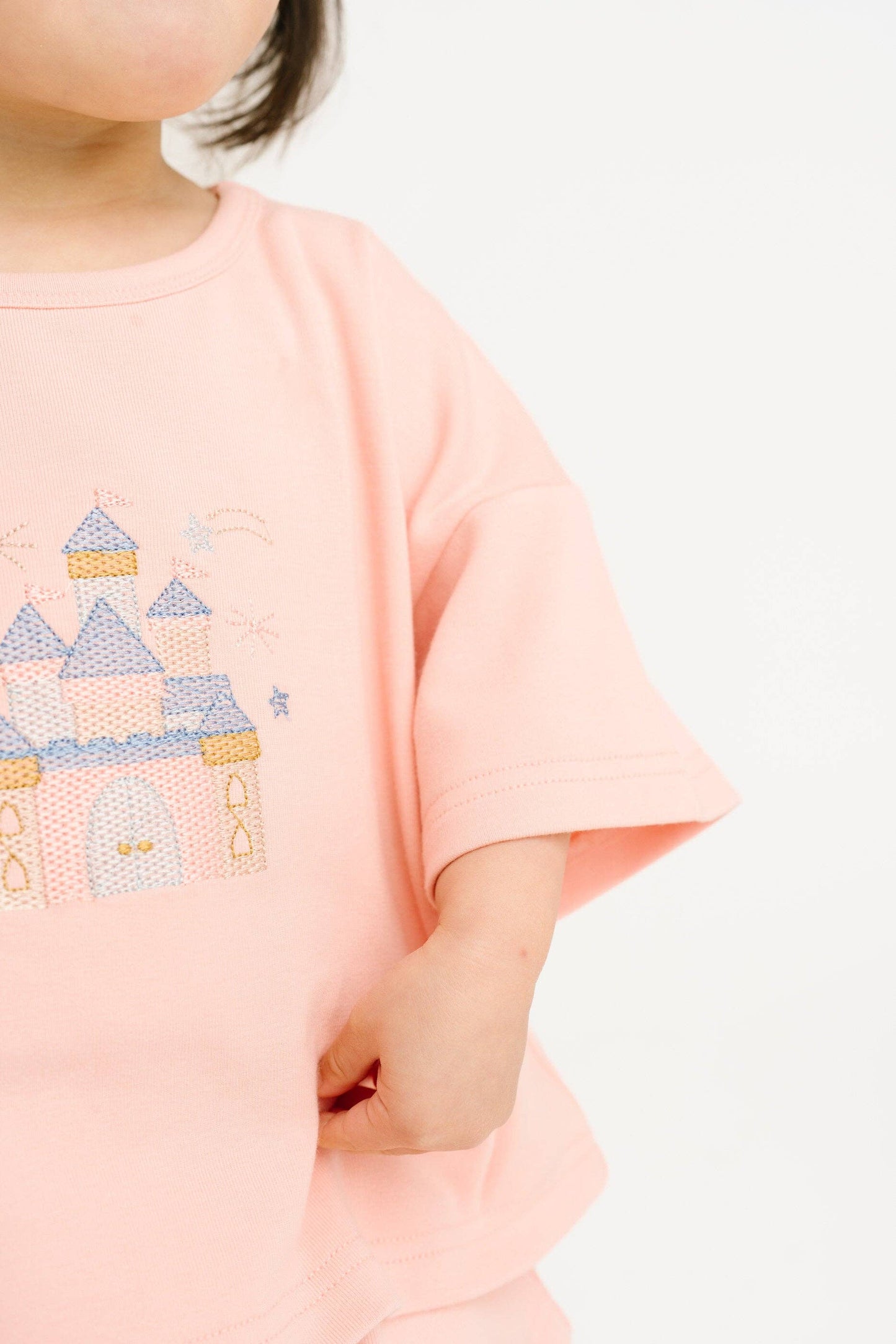 Princess Castle Embroidered Slouchy Set