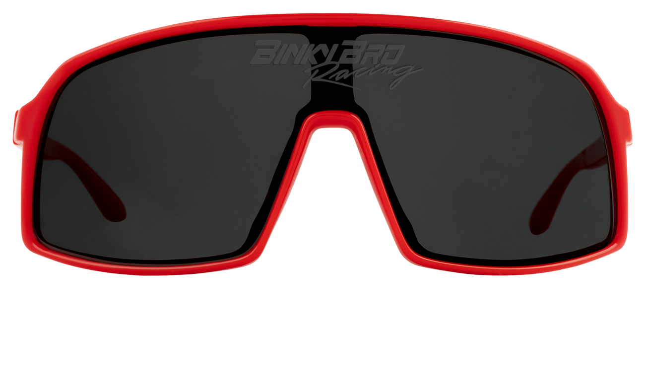 BinkyBro - Junior Monteverde Racing (Crimson) Sunglasses: Red / Monteverde
