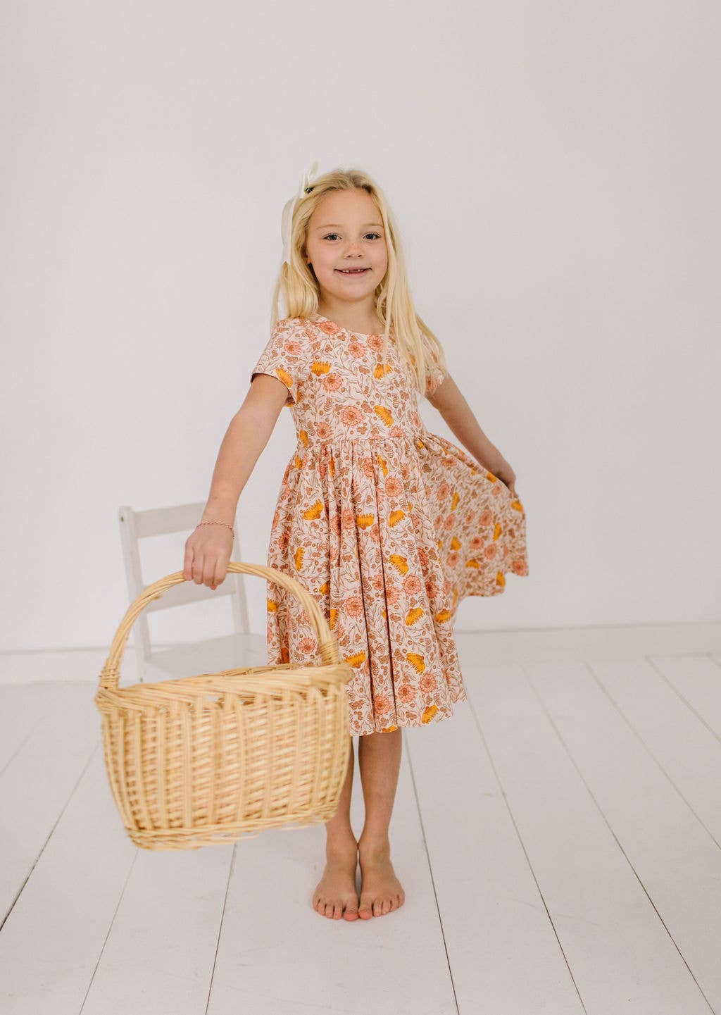 Ollie Jay - Classic Twirl in Boho Floral Dress