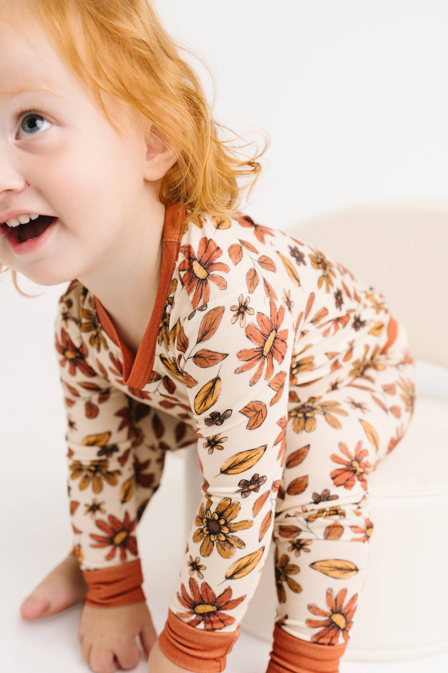 Little One Shop - Cozy Fall Floral Bamboo Set