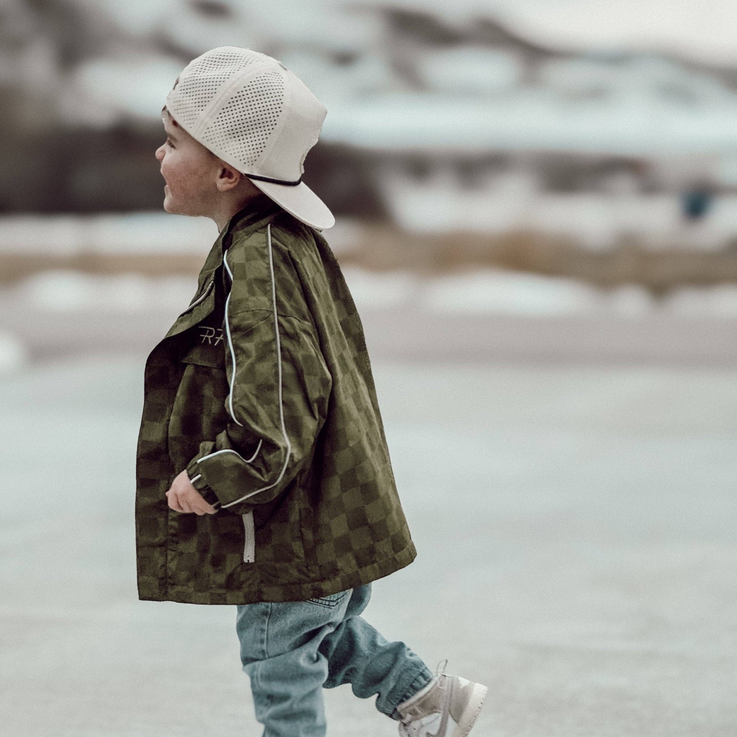 Little Rad Things - THE STORM RIDER WATERPROOF JACKET - ARMY GREEN