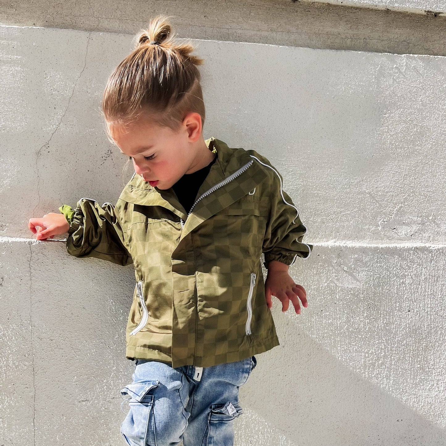 Little Rad Things - THE STORM RIDER WATERPROOF JACKET - ARMY GREEN