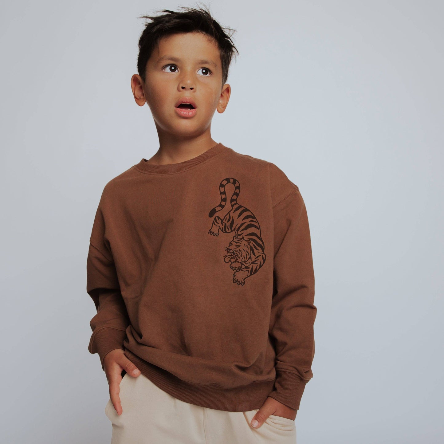 RAGS - Kids Sweatshirt - Tiger Style