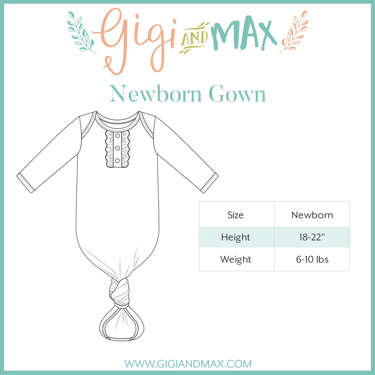 Gigi and Max - Rory Caramel GOWN: Gown only