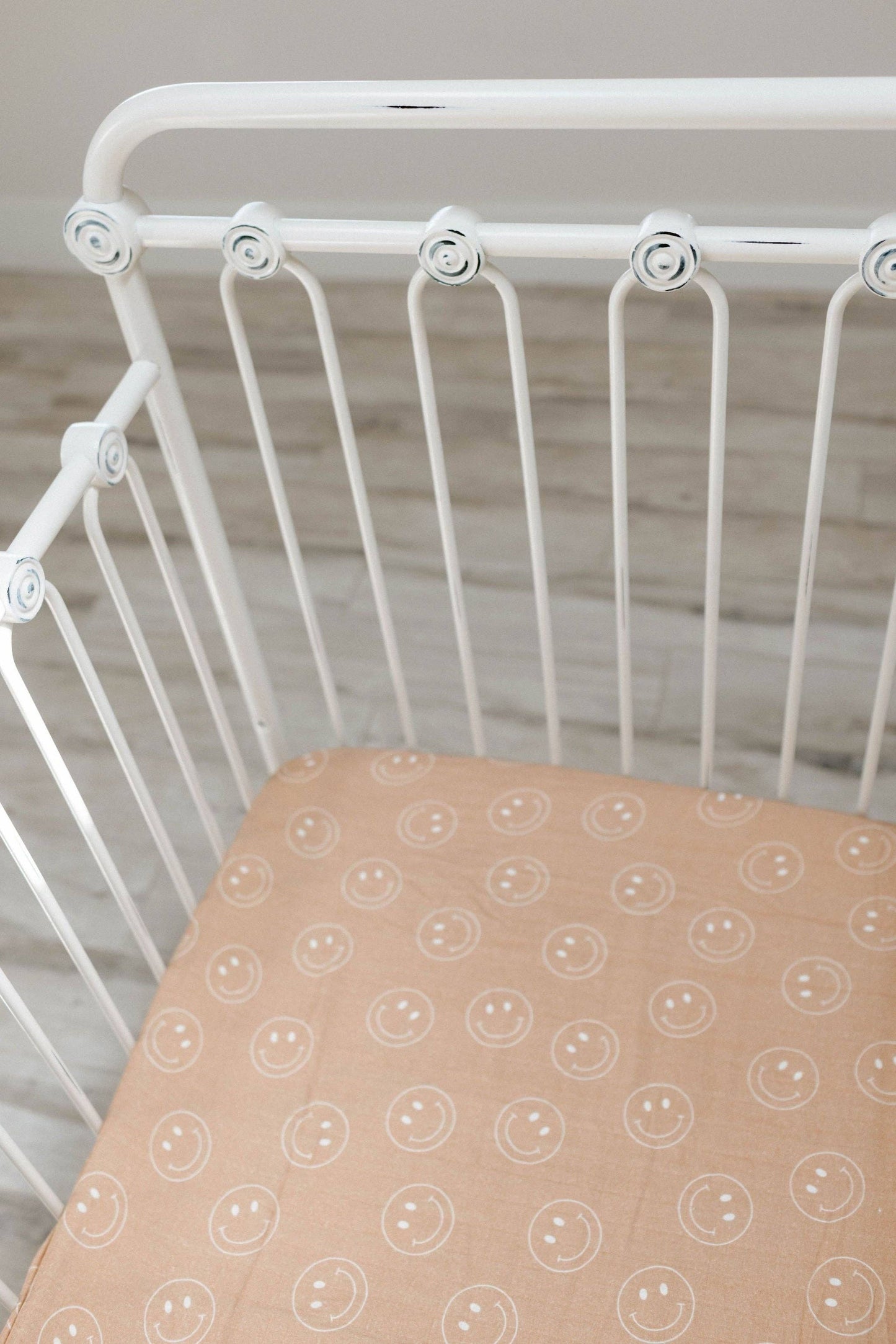 Forever French Baby - Just Smile Tan | Crib Sheet: Crib Sheet 52"X 28"