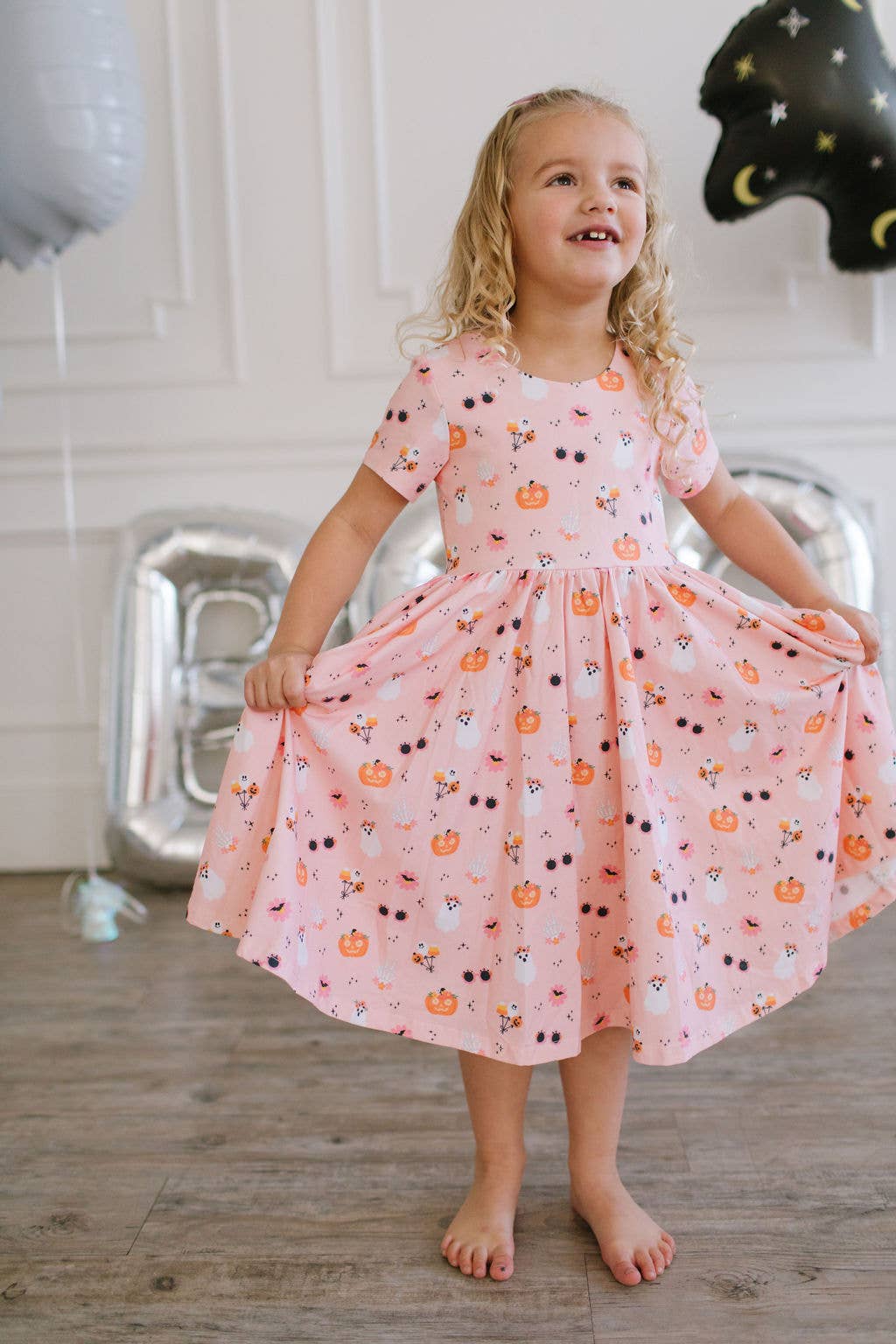 Ollie Jay - Classic Twirl Dress in Hippie Halloween | Girls Dress