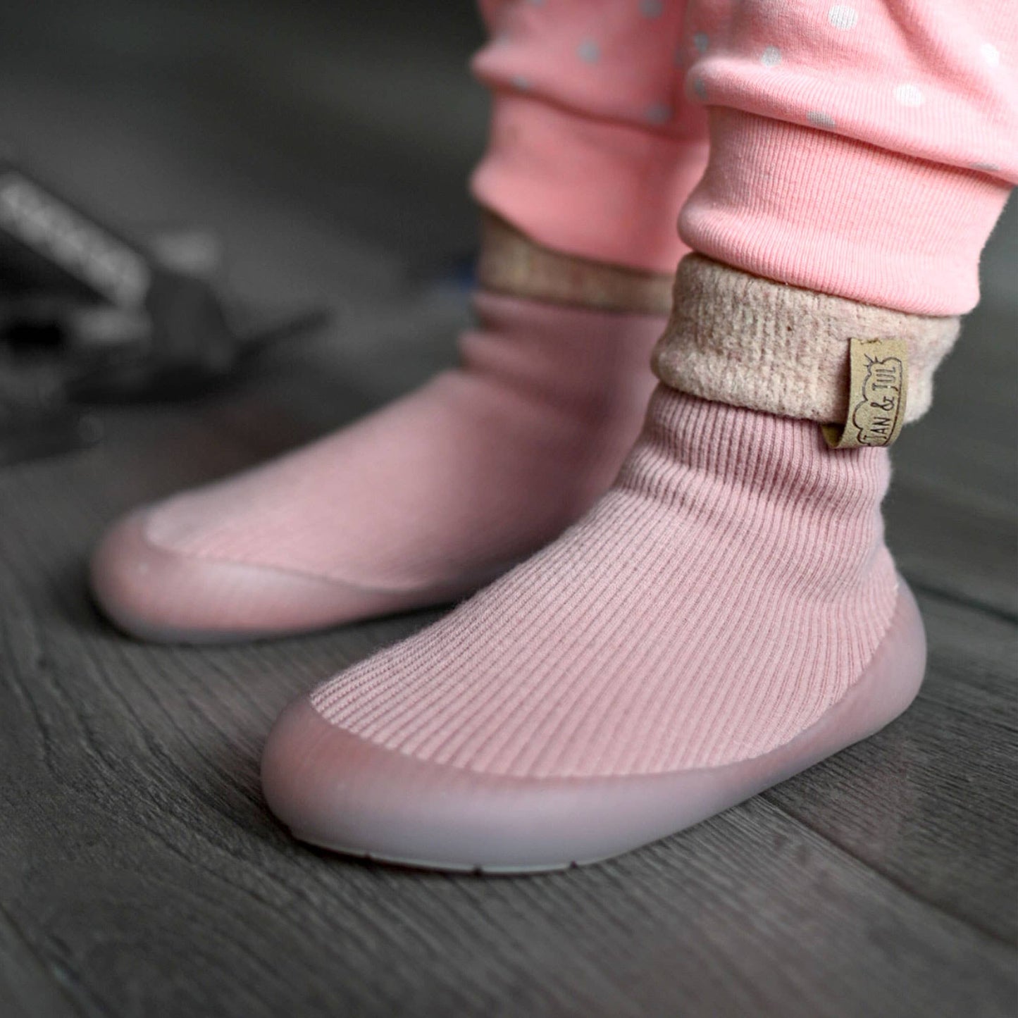 Dusty Rose | Cozy Sock Shoes