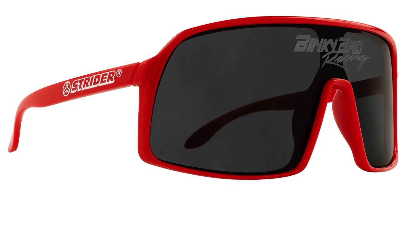 BinkyBro - Monteverde Racing (Crimson) Sunglasses: Red / Monteverde