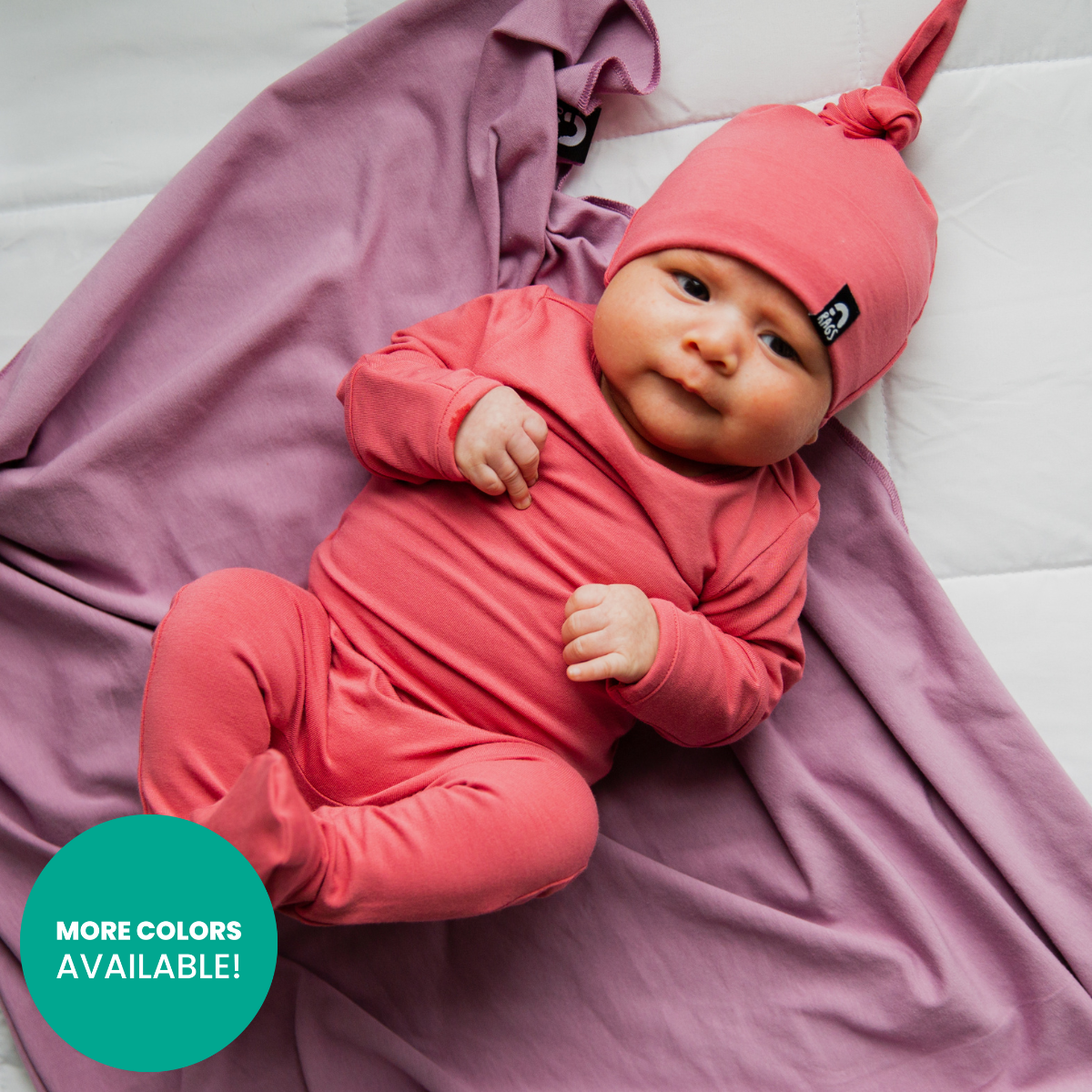 RAGS - Essentials Peekabooty™ Newborn Bundle - 'Newborn Gift Bundle in Multiple Colors': Bluesteel / 0-3M