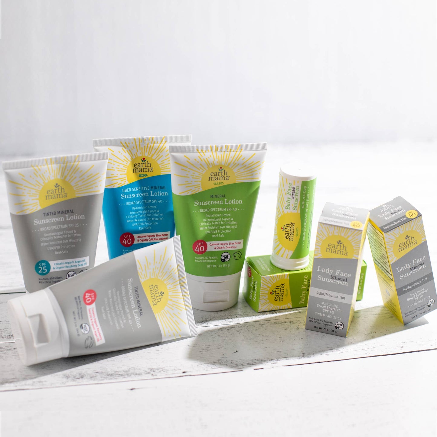 Earth Mama Organics - Uber-Sensitive Mineral Sunscreen Lotion - SPF 40