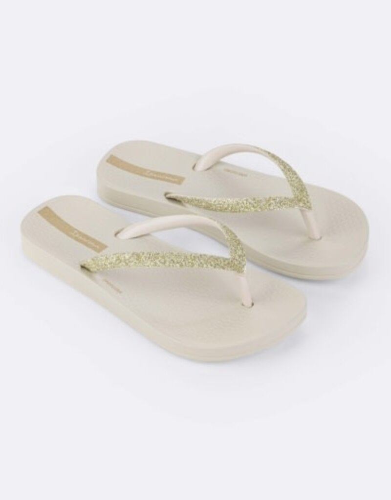 Ipanema Ana Sparkle Kids - Flip Flop - Beige Glitter