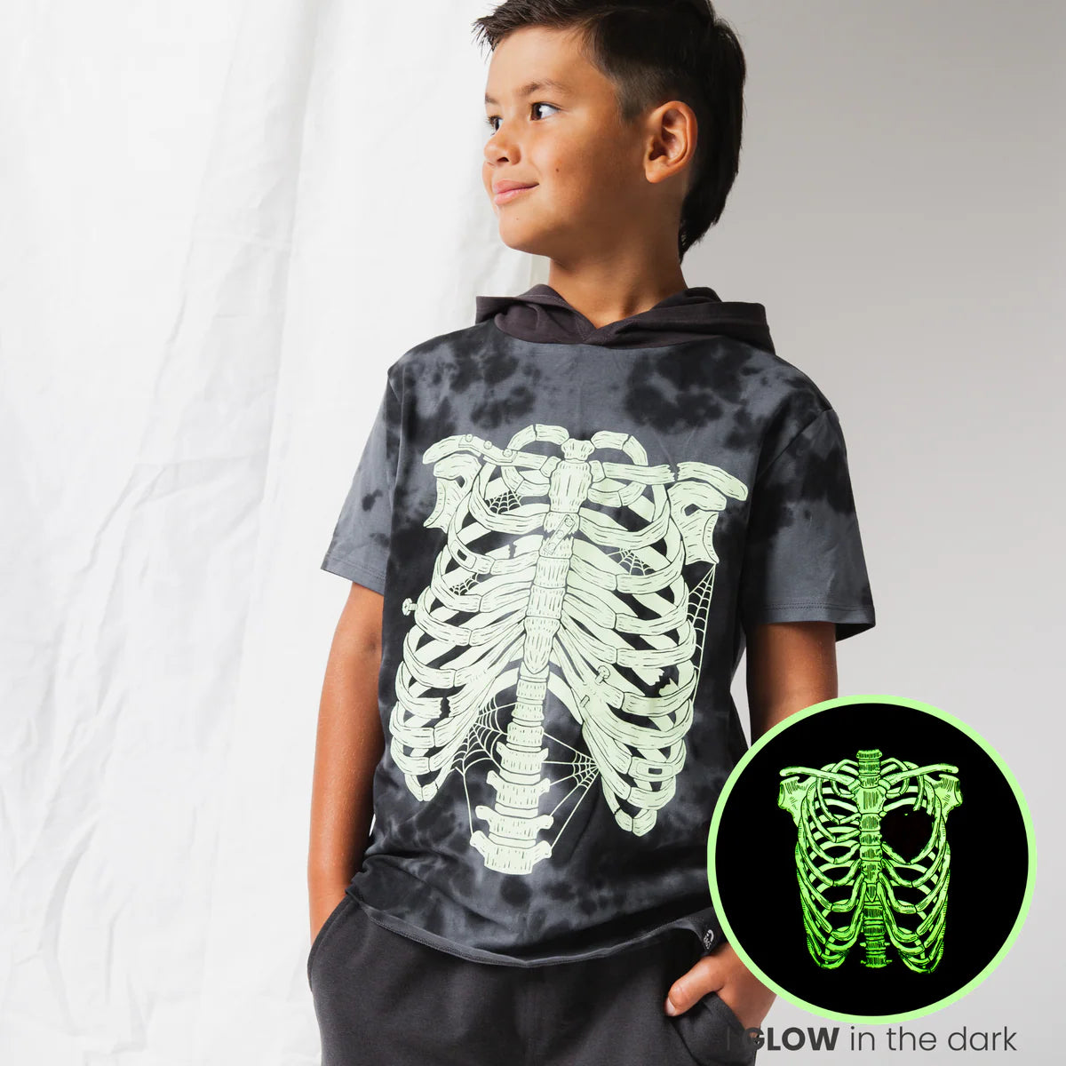 Skelly - Drop Shoulder Kids Tee