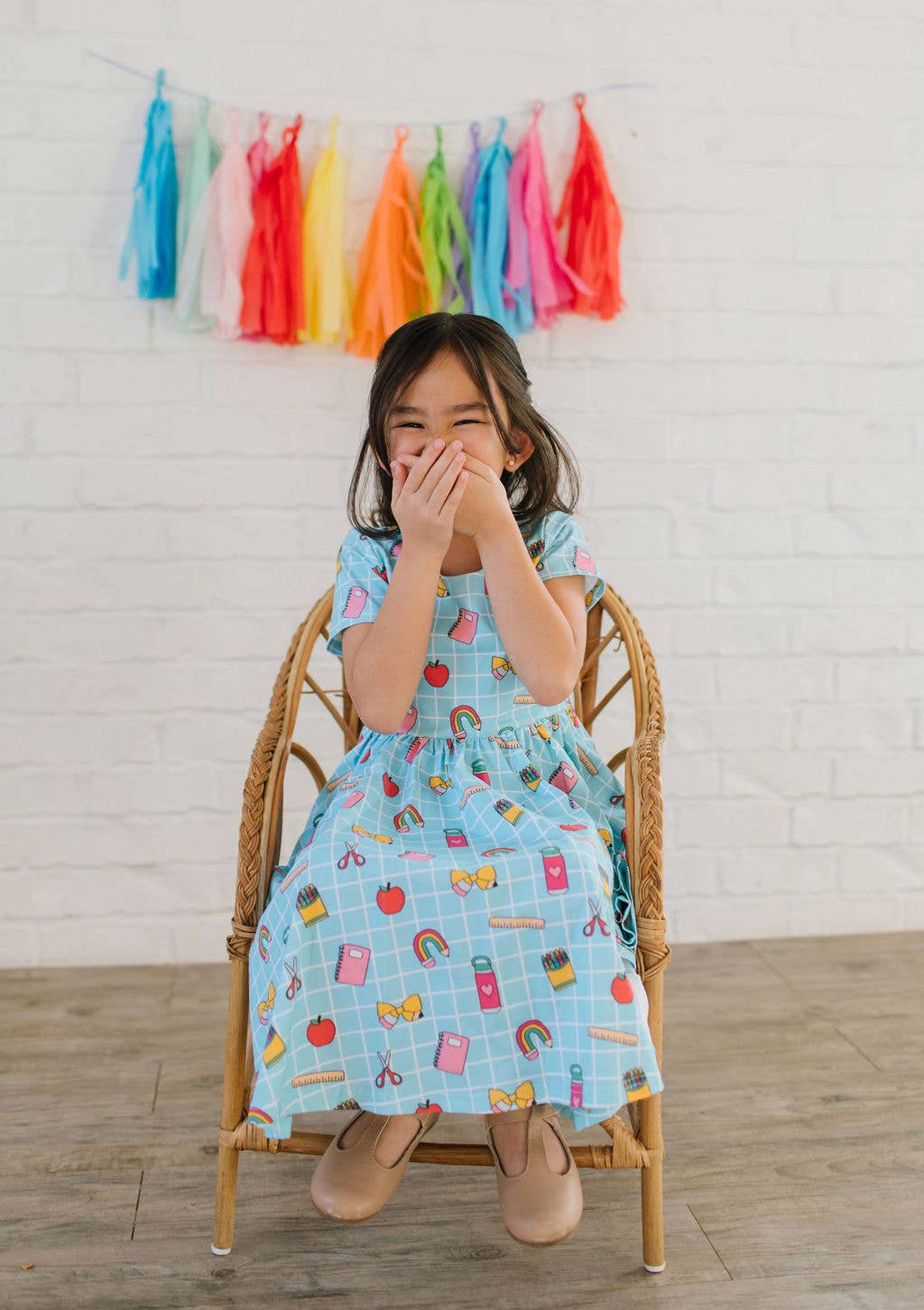 Ollie Jay - Classic Twirl in Back To School | Girls Dress