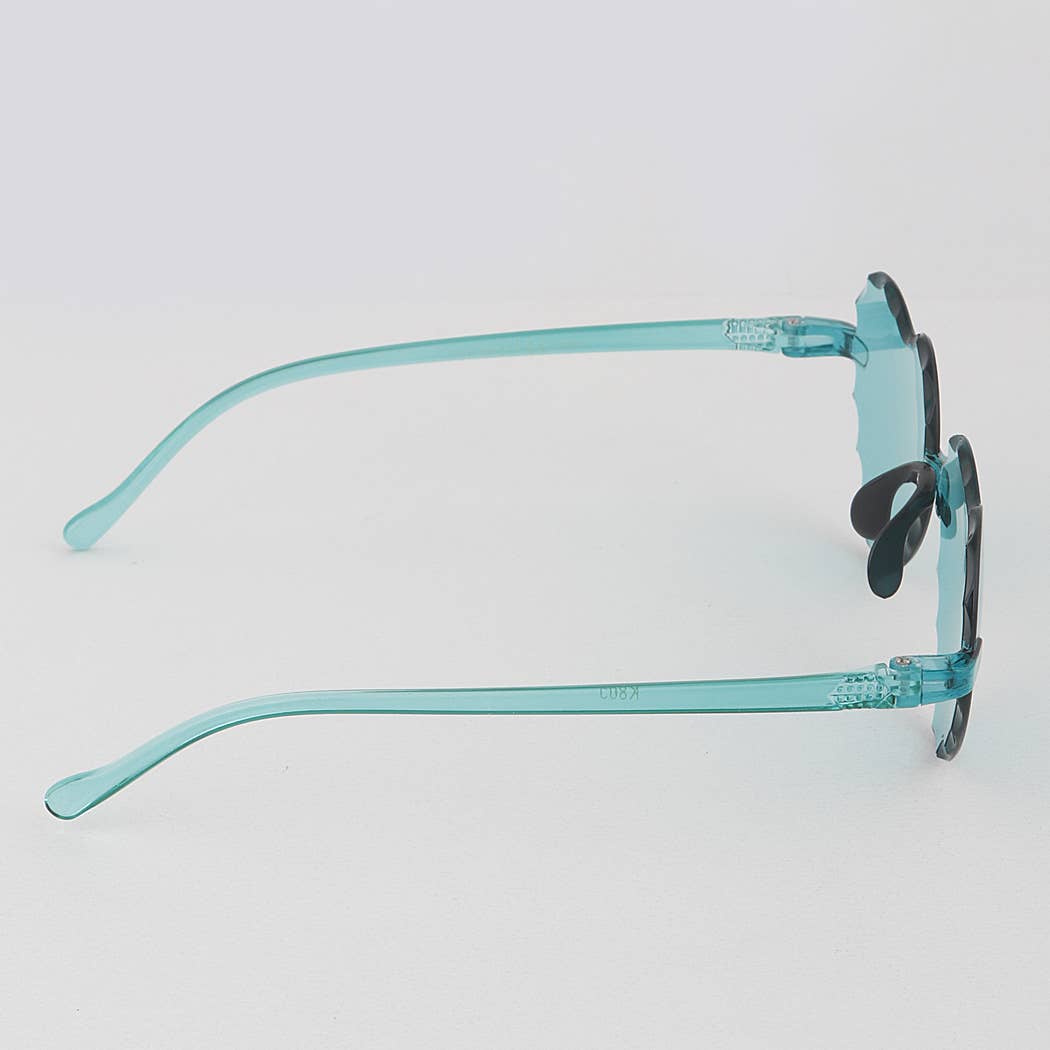 Monotone Heart Kids Sunglasses