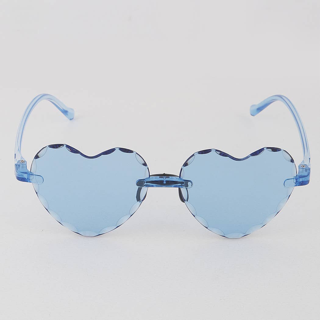 Monotone Heart Kids Sunglasses