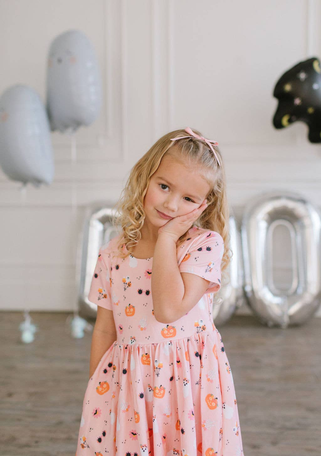 Ollie Jay - Classic Twirl Dress in Hippie Halloween | Girls Dress