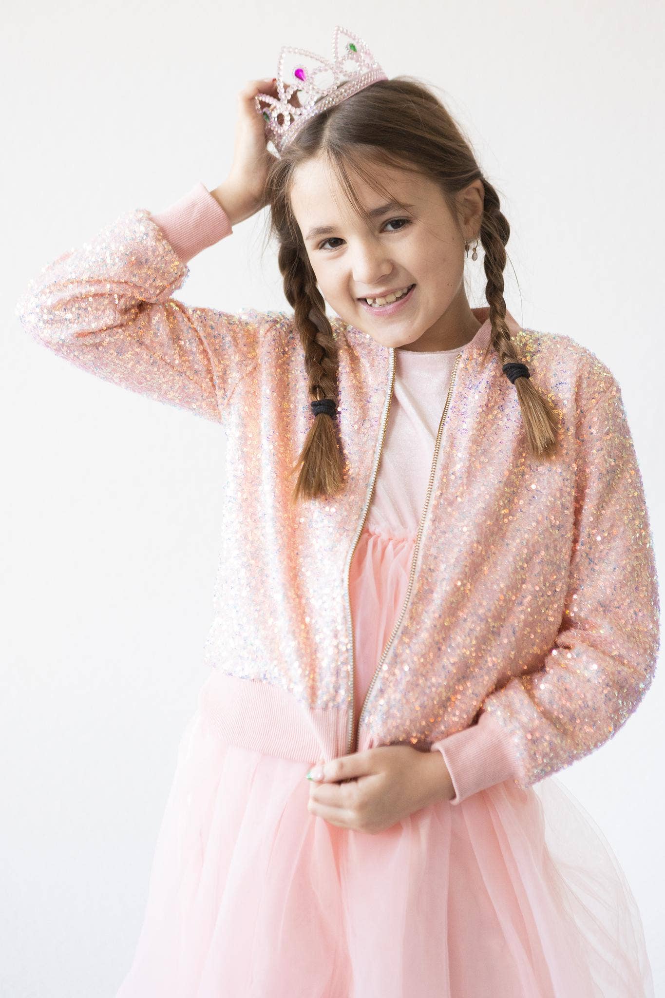 Baby Pink Sequin Jacket