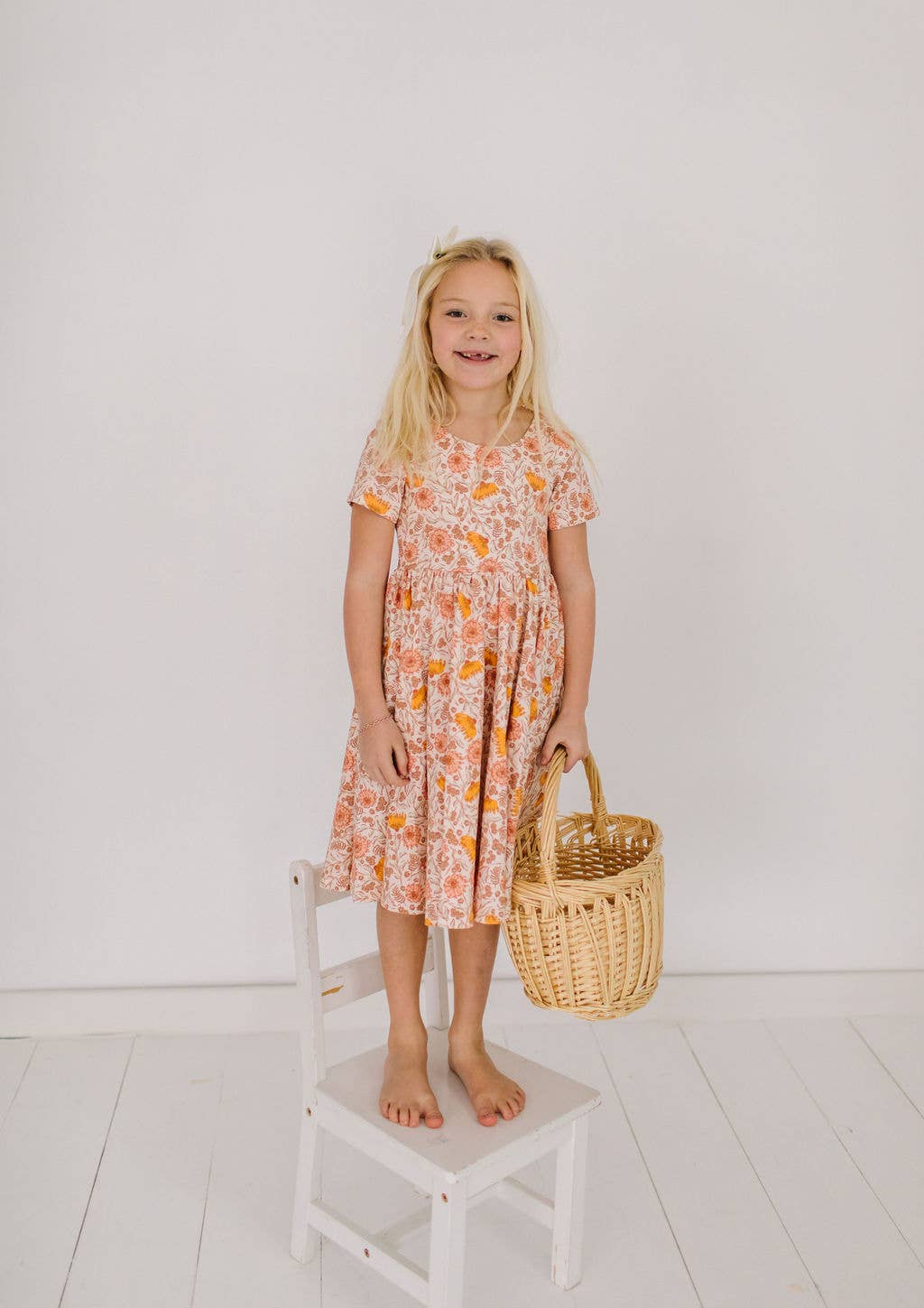 Ollie Jay - Classic Twirl in Boho Floral Dress