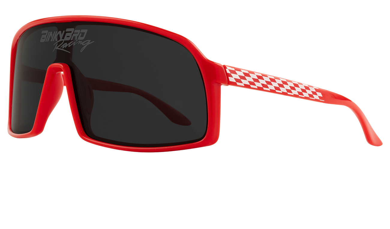 BinkyBro - Junior Monteverde Racing (Crimson) Sunglasses: Red / Monteverde