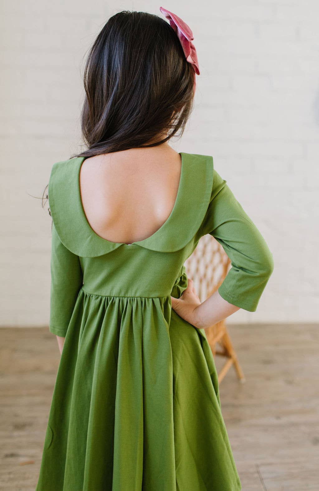 Ollie Jay - Rubina Dress in Moss Green