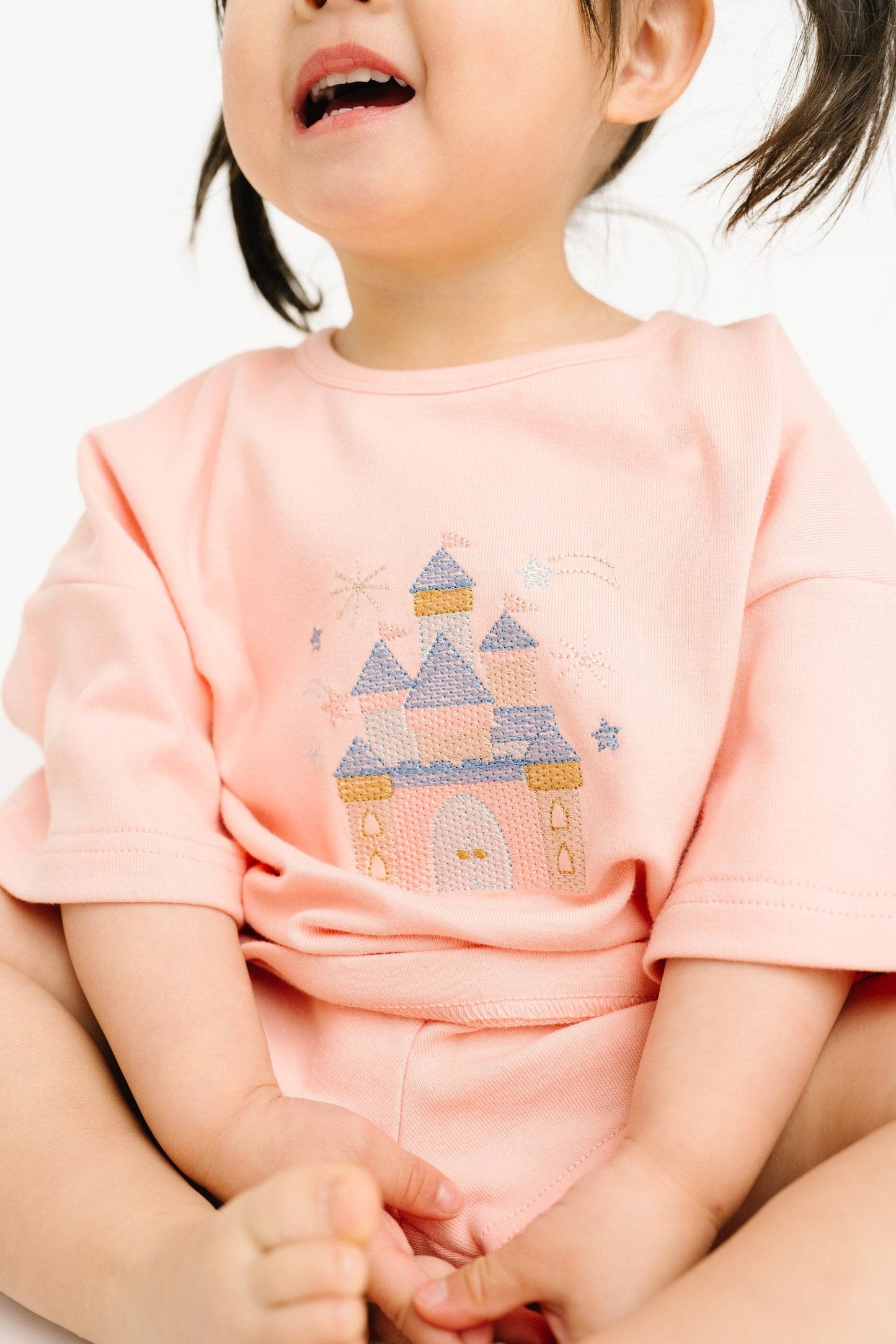 Princess Castle Embroidered Slouchy Set