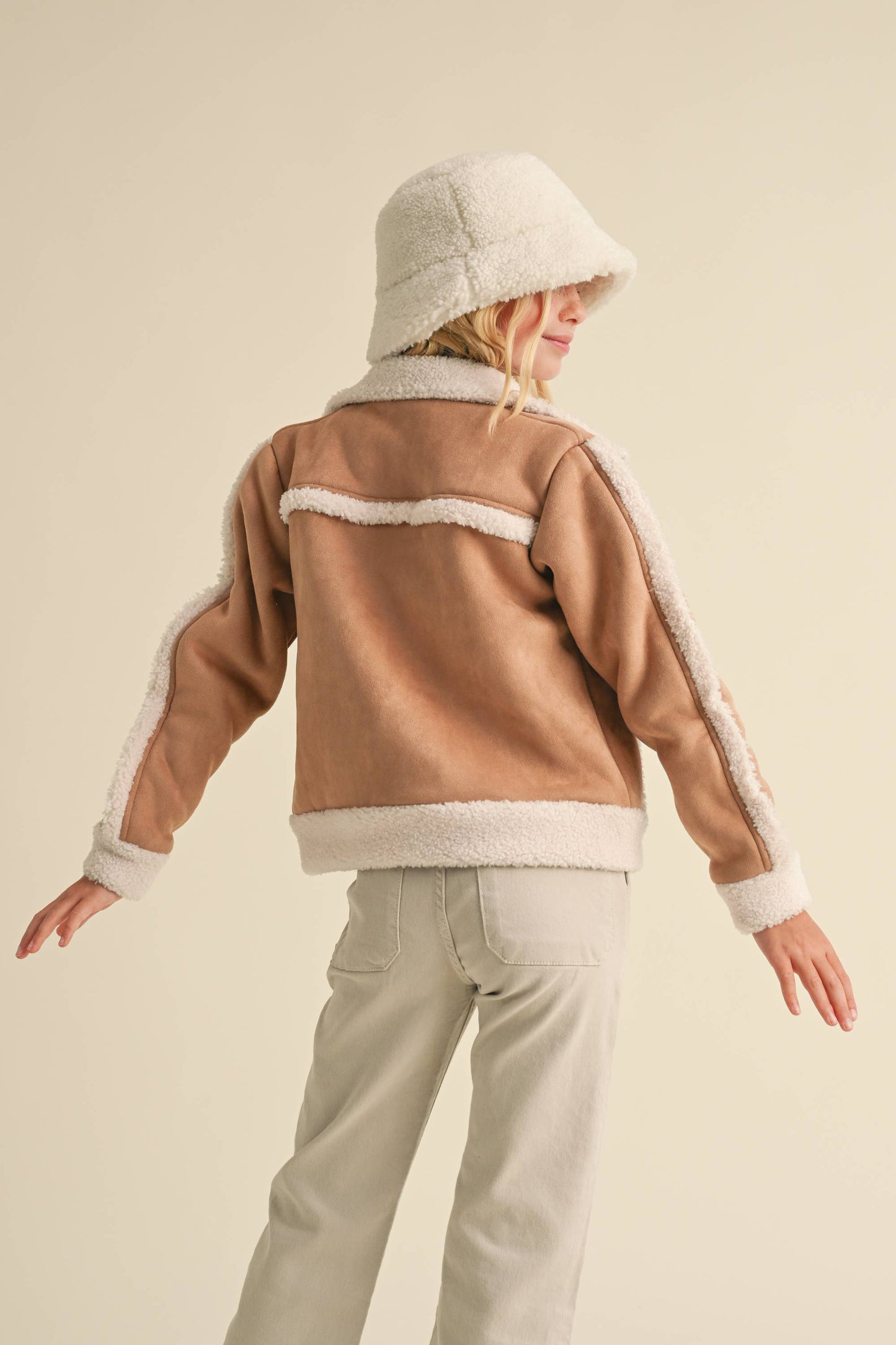 heart and arrow - TWEEN KIDS GIRLS MUSTANG JACKET