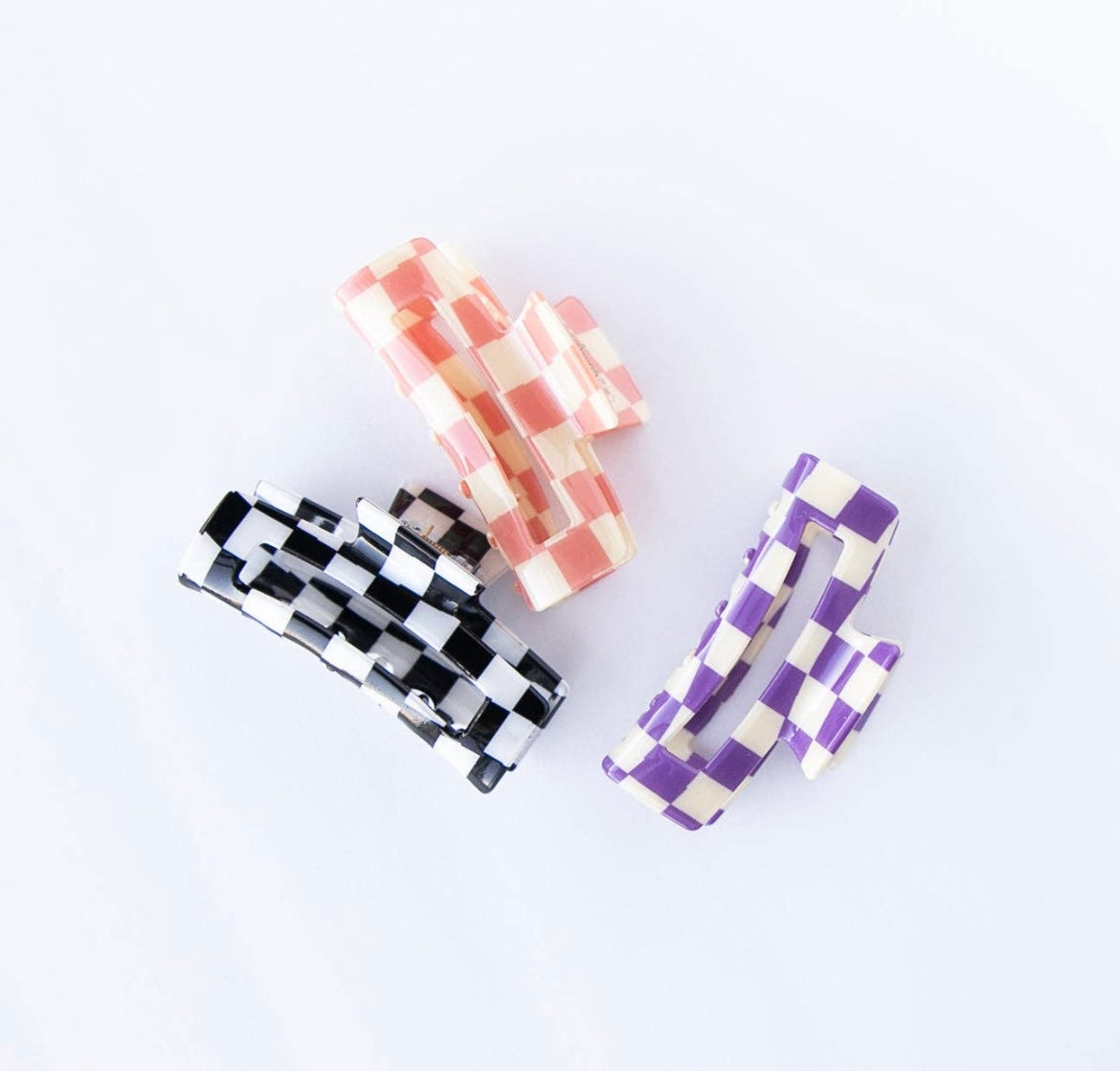 Checkered Claw Clip