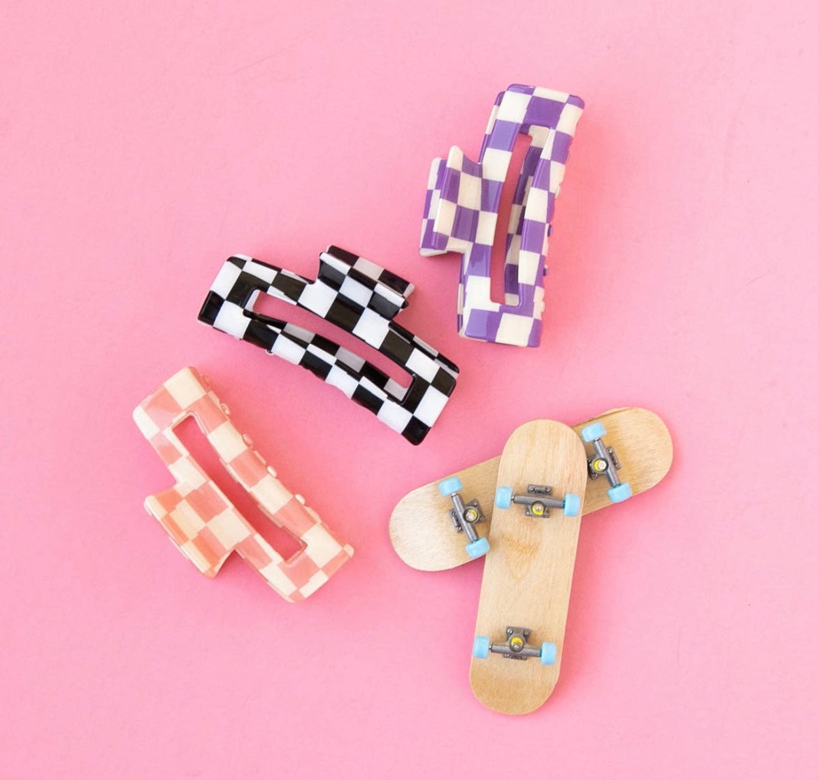 Checkered Claw Clip