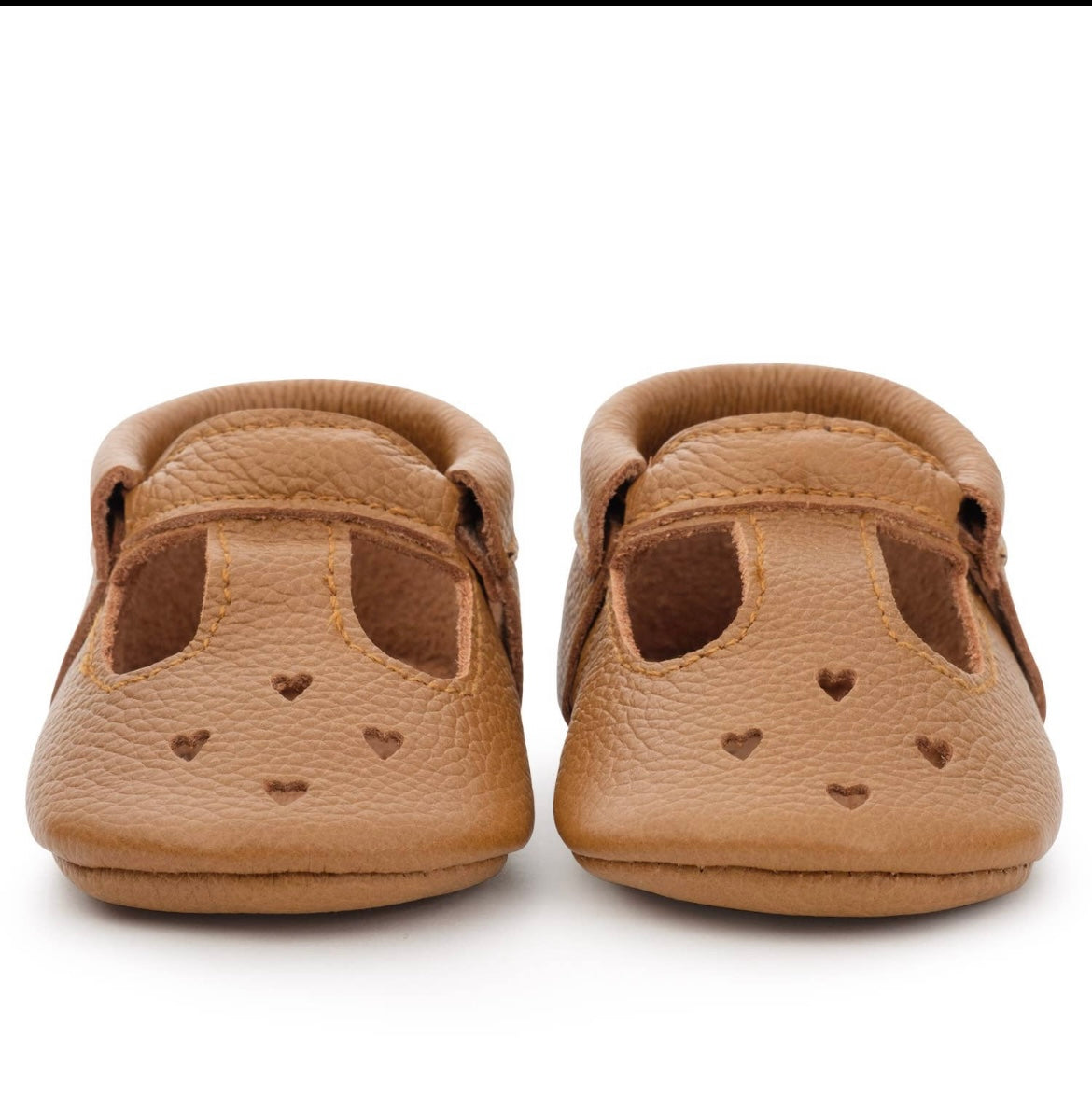 BirdRock Baby - Mary Jane Baby Moccasins - Leather Baby Shoes Classic Brown