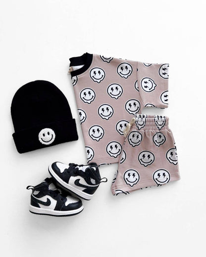 Lucky Panda Kids - Shorts Set | Electric Drippy