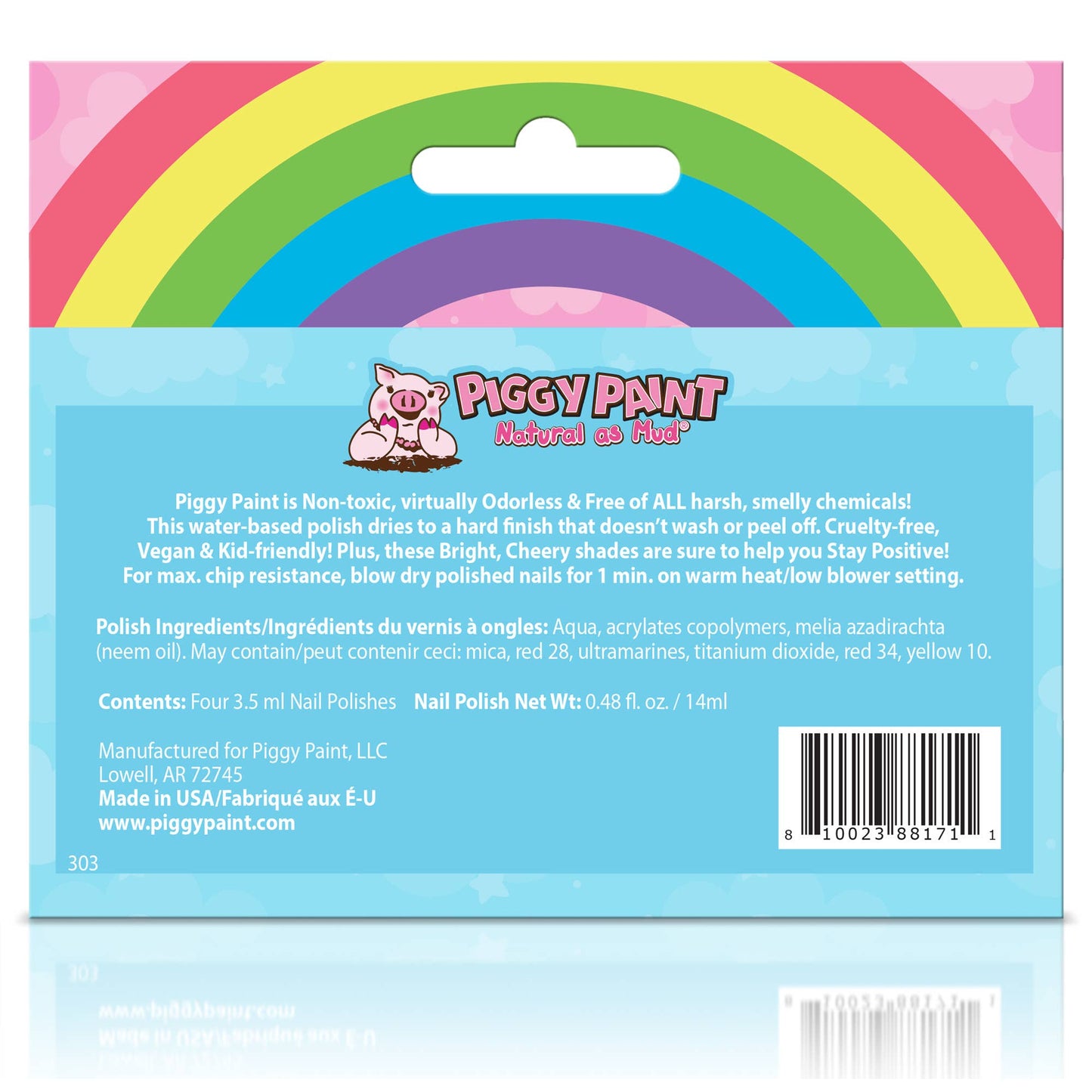 Piggy Paint - Rainbow 4 Polish Box Set