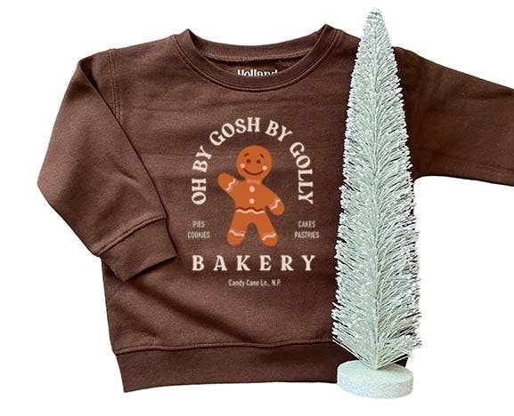 Oh By Gosh by Golly | Kids Christmas Sweatshirt: Brown