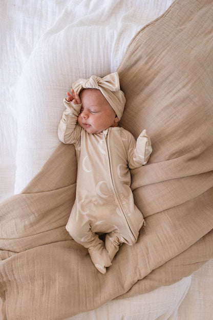 Forever French Baby - Bamboo Zip Pajamas | Luna