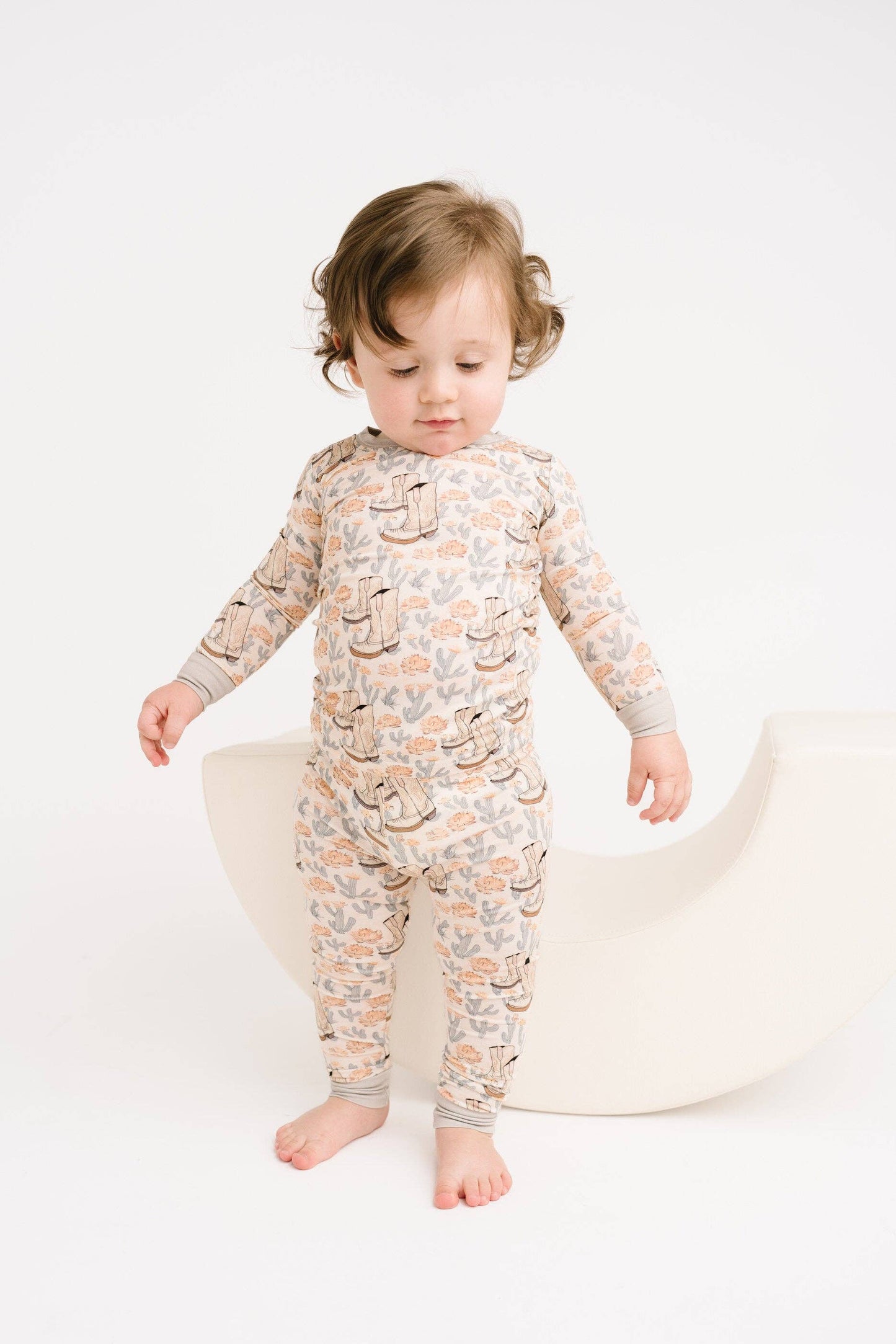 Little One Shop - Floral Cowgirl Bamboo Set