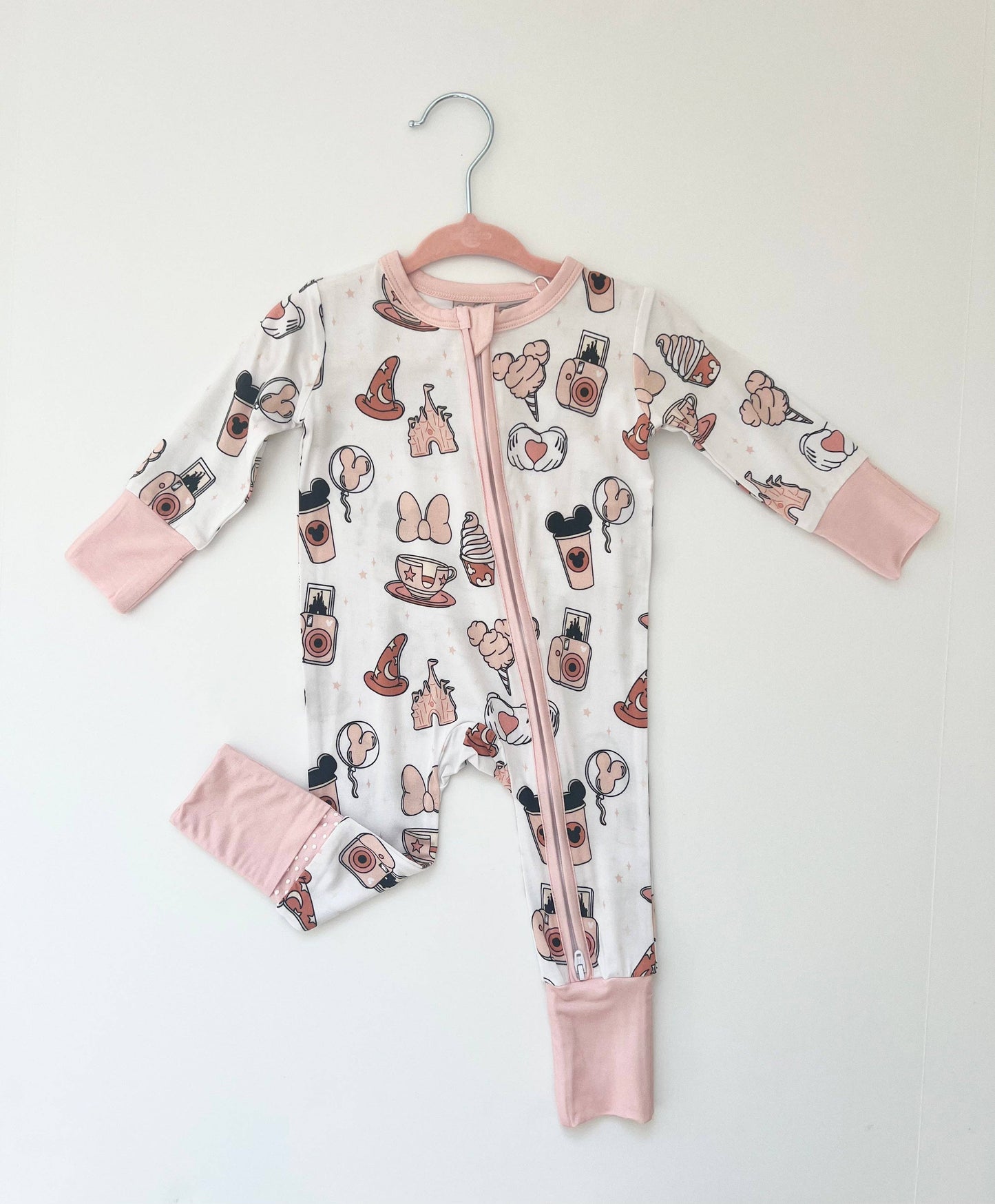 Sweet P Baby Co. - Pins & Treats Zip Up Bamboo Pajamas