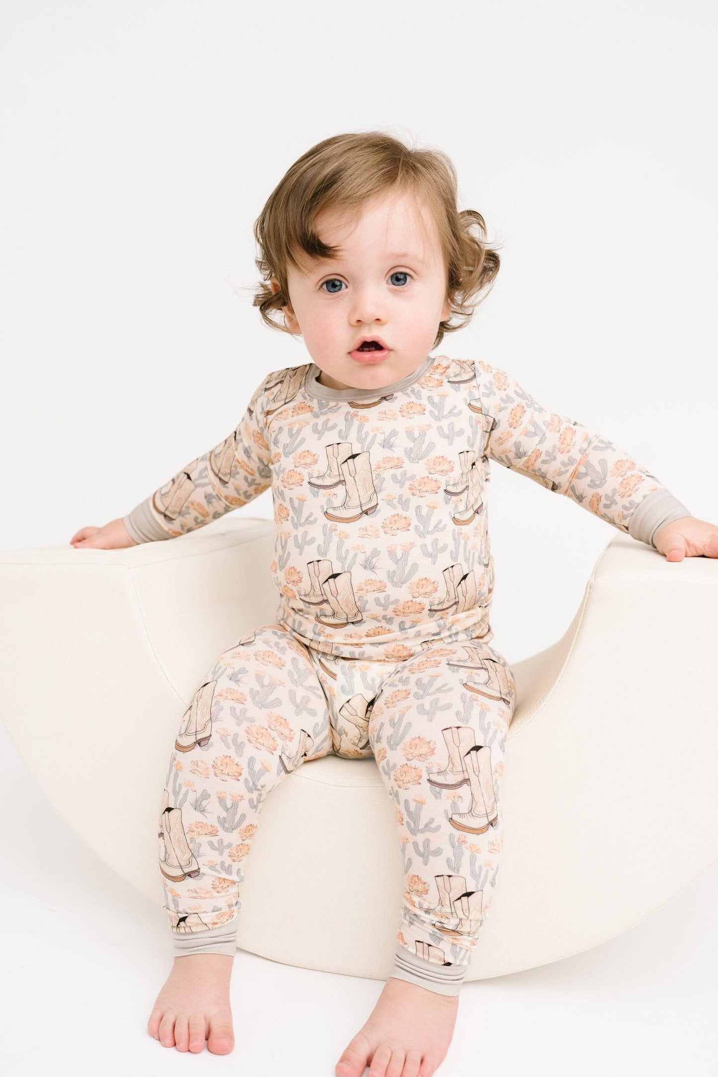 Little One Shop - Floral Cowgirl Bamboo Set