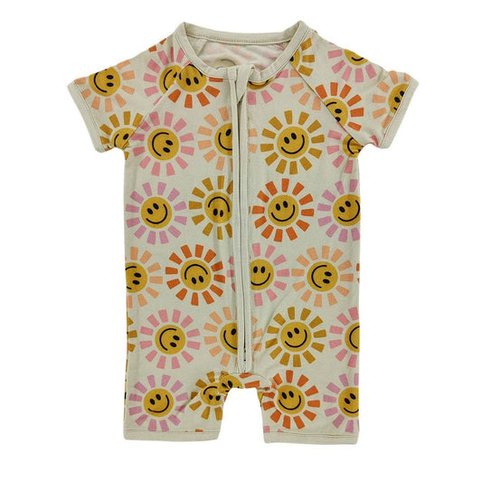 Little One Shop - Happy Sun Bamboo Short Romper