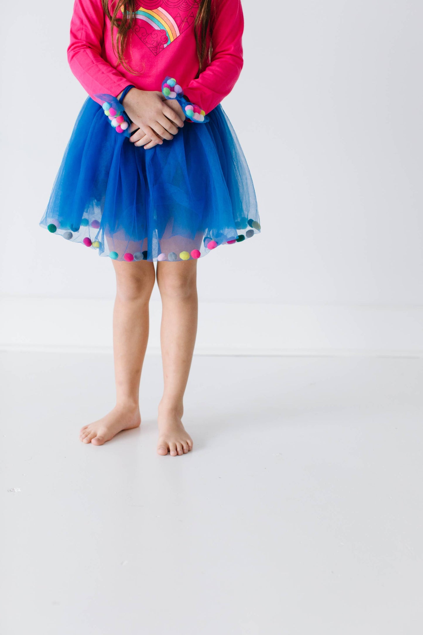 2Pcs Set | Pom Pom Tutu & Bow