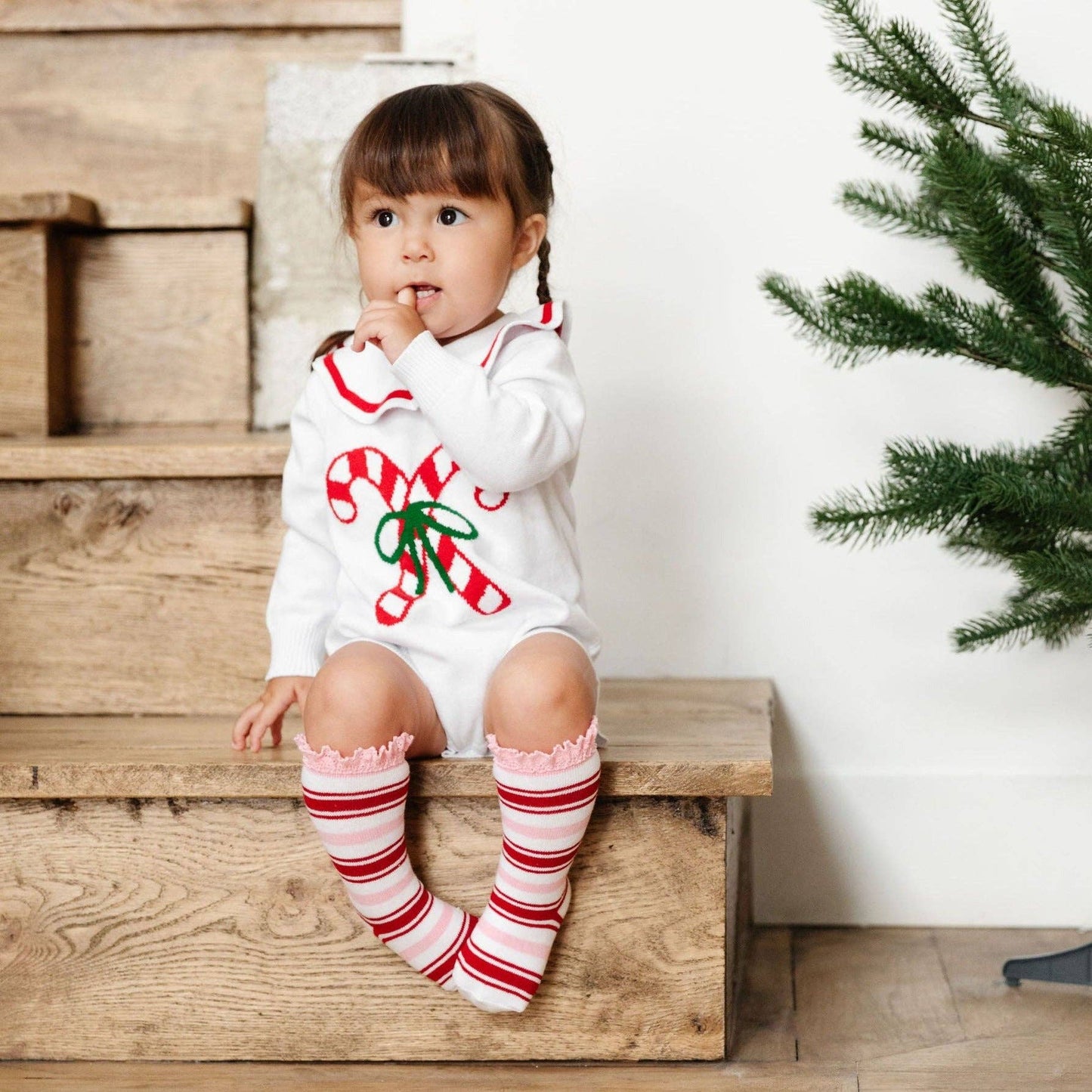 Candy Cane Lane Knee High Socks 3-Pack