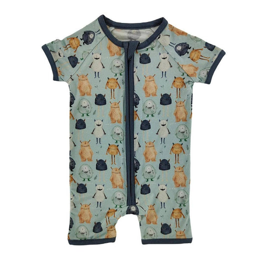 Little One Shop - Snuggle Spooks Bamboo Short Romper