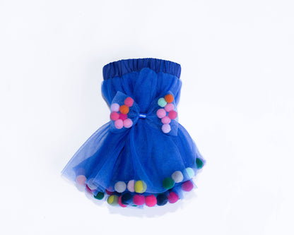 2Pcs Set | Pom Pom Tutu & Bow