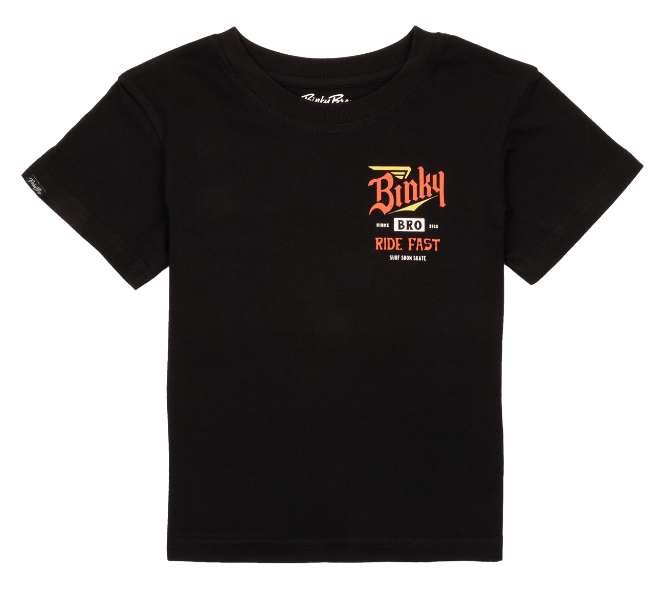 BinkyBro - RIDE FAST T-Shirt: Black